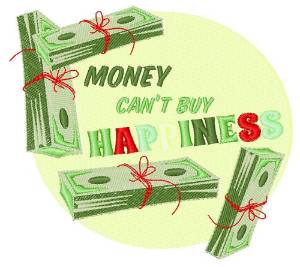 Picture of Cant Buy Happieness Machine Embroidery Design
