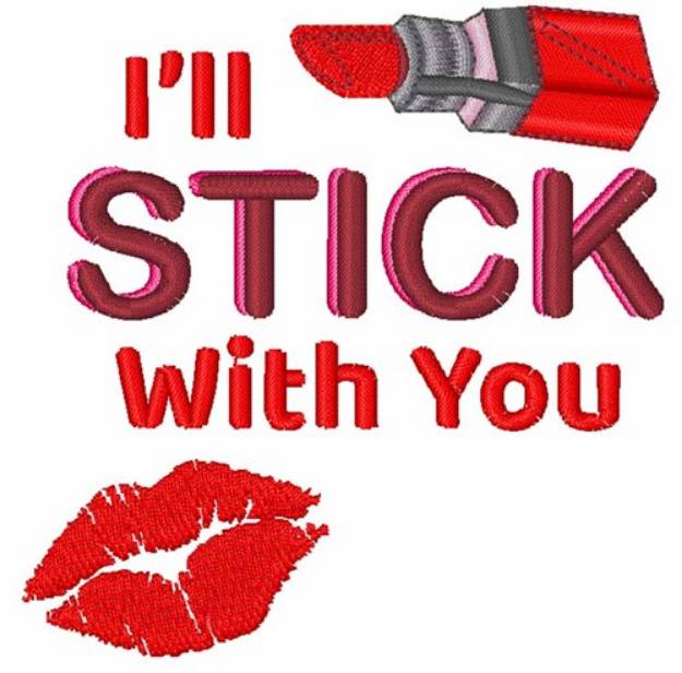 Picture of Stick With You Machine Embroidery Design
