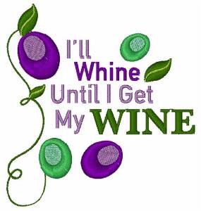 Picture of Get My Wine Machine Embroidery Design