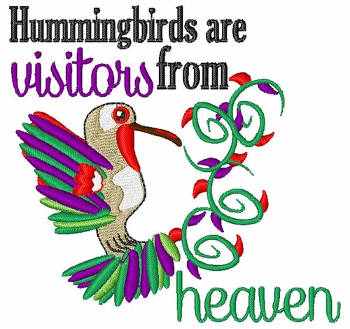 Visitors From Heaven Machine Embroidery Design