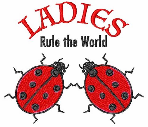 Picture of Ladies Rule Machine Embroidery Design