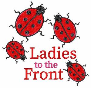 Picture of Ladies To Front Machine Embroidery Design