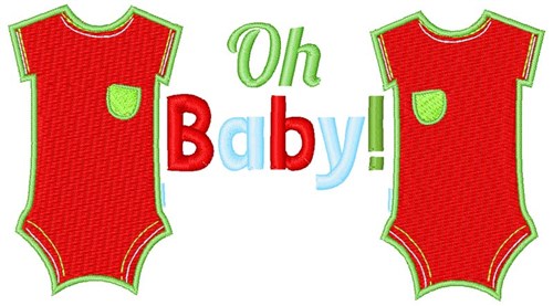 Oh Baby Machine Embroidery Design