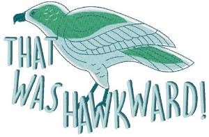 Picture of Was Hawkward Machine Embroidery Design