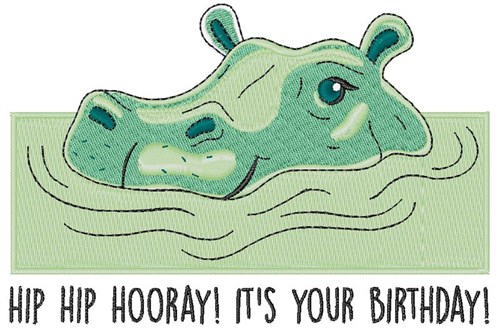 Its Your Birthday Machine Embroidery Design