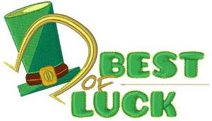 Picture of Best Of Luck Machine Embroidery Design