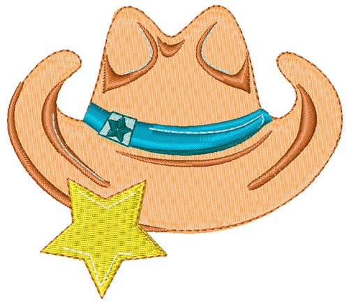 Hat & Badge Machine Embroidery Design