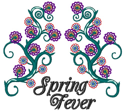 Spring Fever Machine Embroidery Design