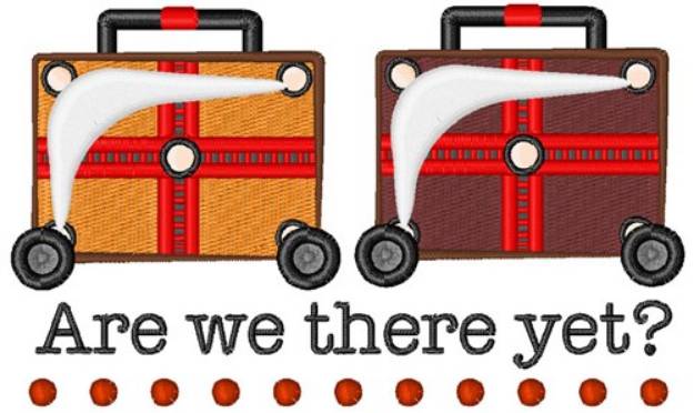 Picture of Are We There Yet Machine Embroidery Design