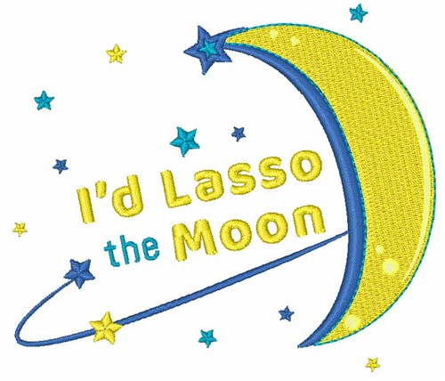 Id Lasso The Moon Machine Embroidery Design