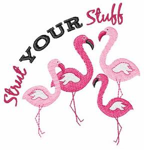 Picture of Strut Your Stuff Machine Embroidery Design