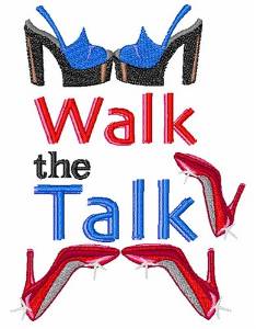Picture of Walk The Talk Machine Embroidery Design