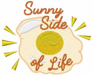 Picture of Sunny Side of Life Machine Embroidery Design