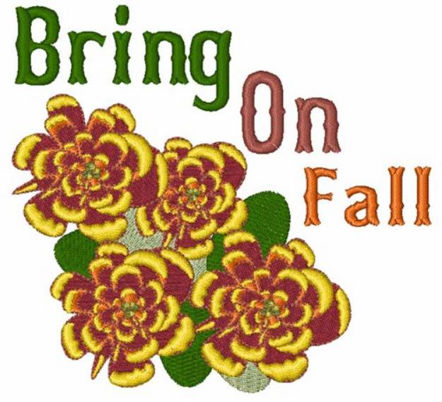 Picture of Bring On Fall Machine Embroidery Design