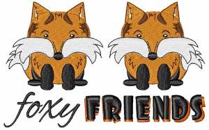 Picture of Foxy Friends Machine Embroidery Design