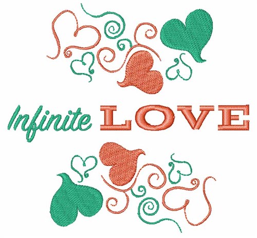 Infinite Love Machine Embroidery Design