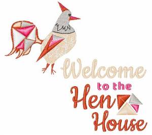 Picture of Welcome To The Hen House Machine Embroidery Design