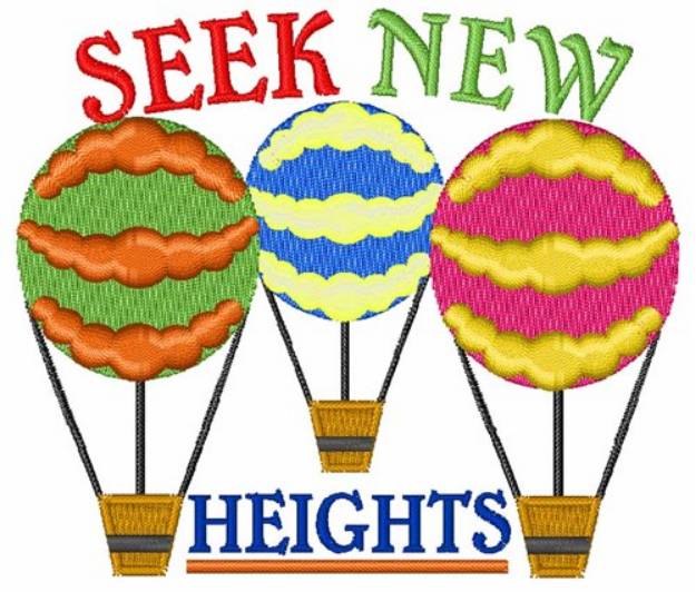 Picture of Seek New Heights Machine Embroidery Design