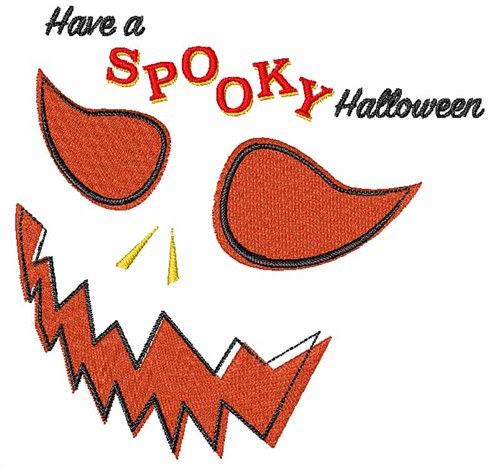 Have A Spooky Halloween Machine Embroidery Design