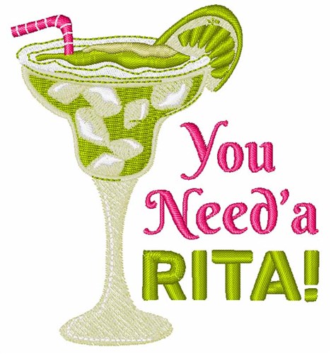 You Needa Rita Machine Embroidery Design