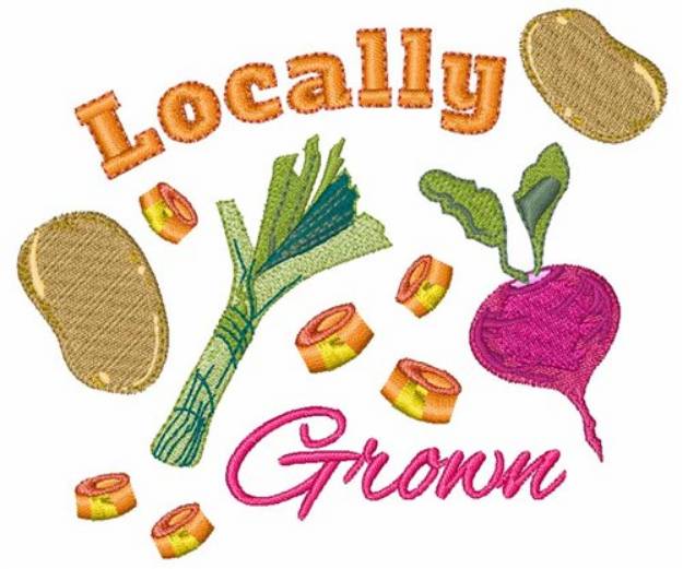 Picture of Locally Grown Machine Embroidery Design