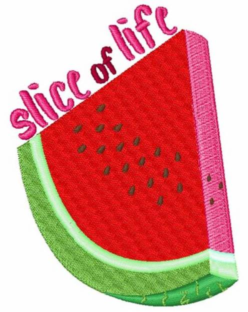 Picture of Slice of Life Machine Embroidery Design