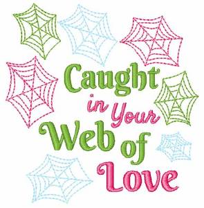 Picture of Caught In Your Web Of Life Machine Embroidery Design