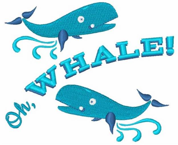 Picture of Oh Whale Machine Embroidery Design