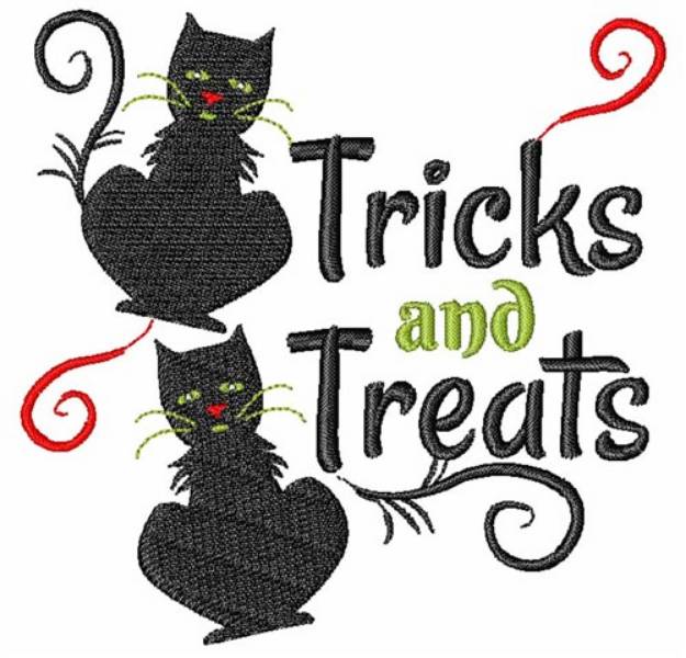Picture of Tricks And Treats Machine Embroidery Design