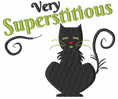 Very Superstitious Machine Embroidery Design