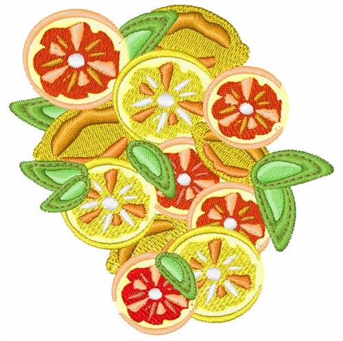 Citrus Machine Embroidery Design