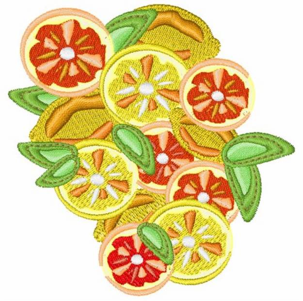 Picture of Citrus Machine Embroidery Design