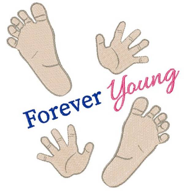 Picture of Forever Young Machine Embroidery Design