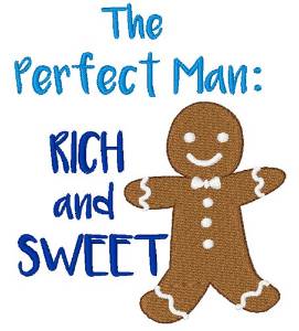 Picture of The Perfect Man Machine Embroidery Design