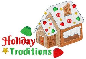 Picture of Holiday Traditions Machine Embroidery Design