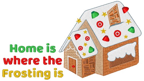 Where The Frosting Is Machine Embroidery Design