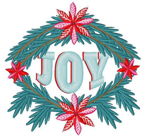 Holiday Joy Machine Embroidery Design