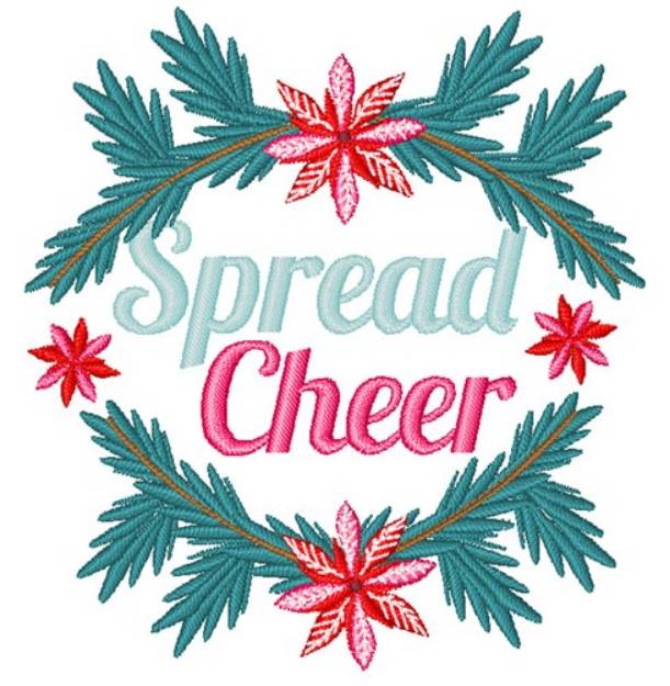 Picture of Spread Holiday Cheer Machine Embroidery Design