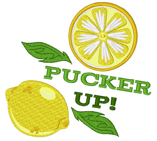 Pucker Up! Machine Embroidery Design