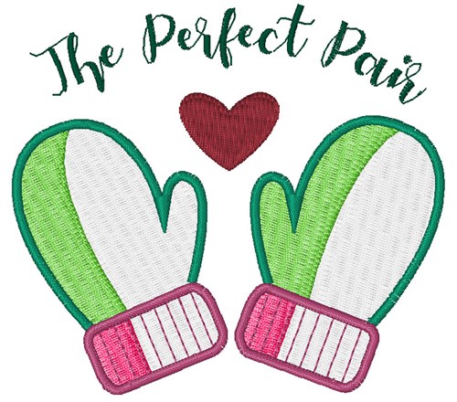 The Perfect Pair Machine Embroidery Design