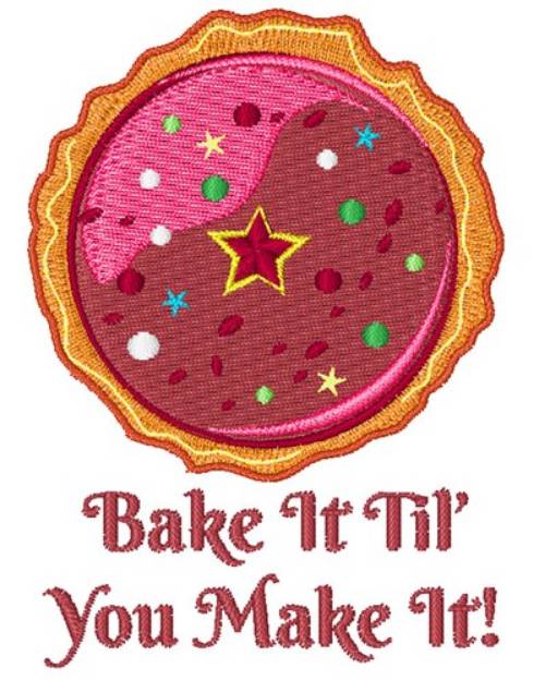Picture of Christmas Baking Machine Embroidery Design