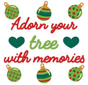 Picture of Christmas Memories Machine Embroidery Design