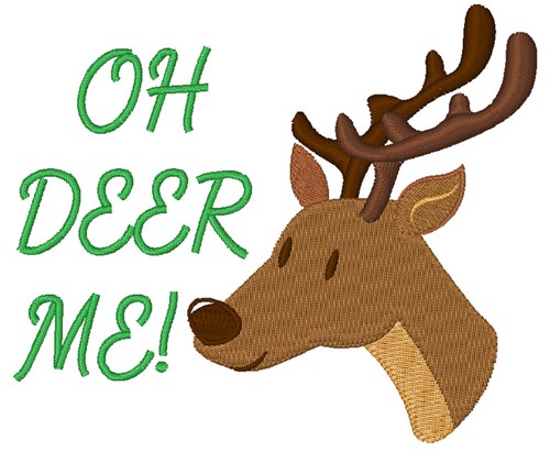 Oh Deer Me! Machine Embroidery Design