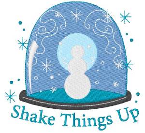 Picture of Shake Things Up Machine Embroidery Design