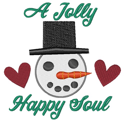 A Jolly Happy Soul Machine Embroidery Design