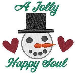 Picture of A Jolly Happy Soul Machine Embroidery Design