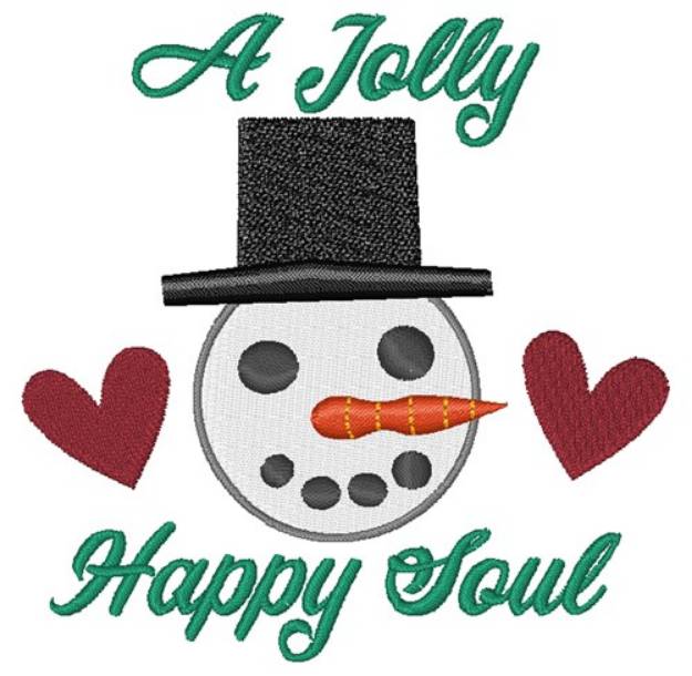 Picture of A Jolly Happy Soul Machine Embroidery Design