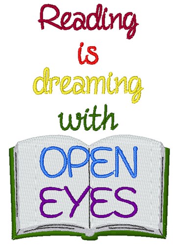 Dreaming With Open Eyes Machine Embroidery Design