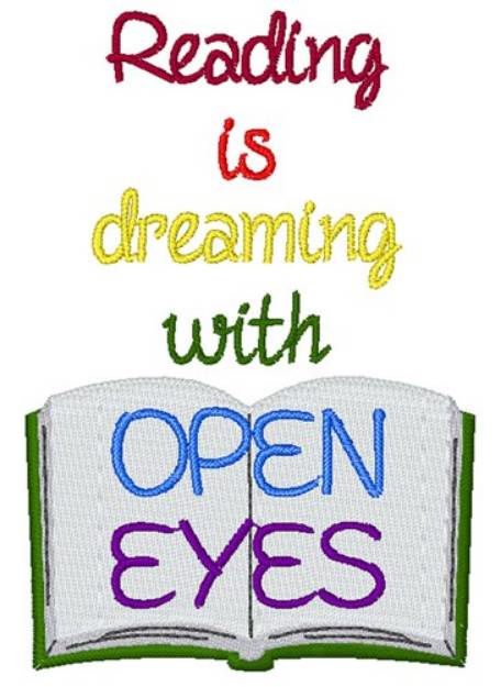 Picture of Dreaming With Open Eyes Machine Embroidery Design
