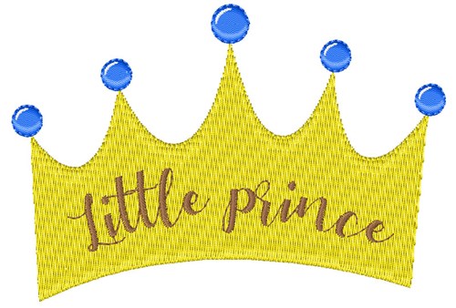 Little Prince Machine Embroidery Design